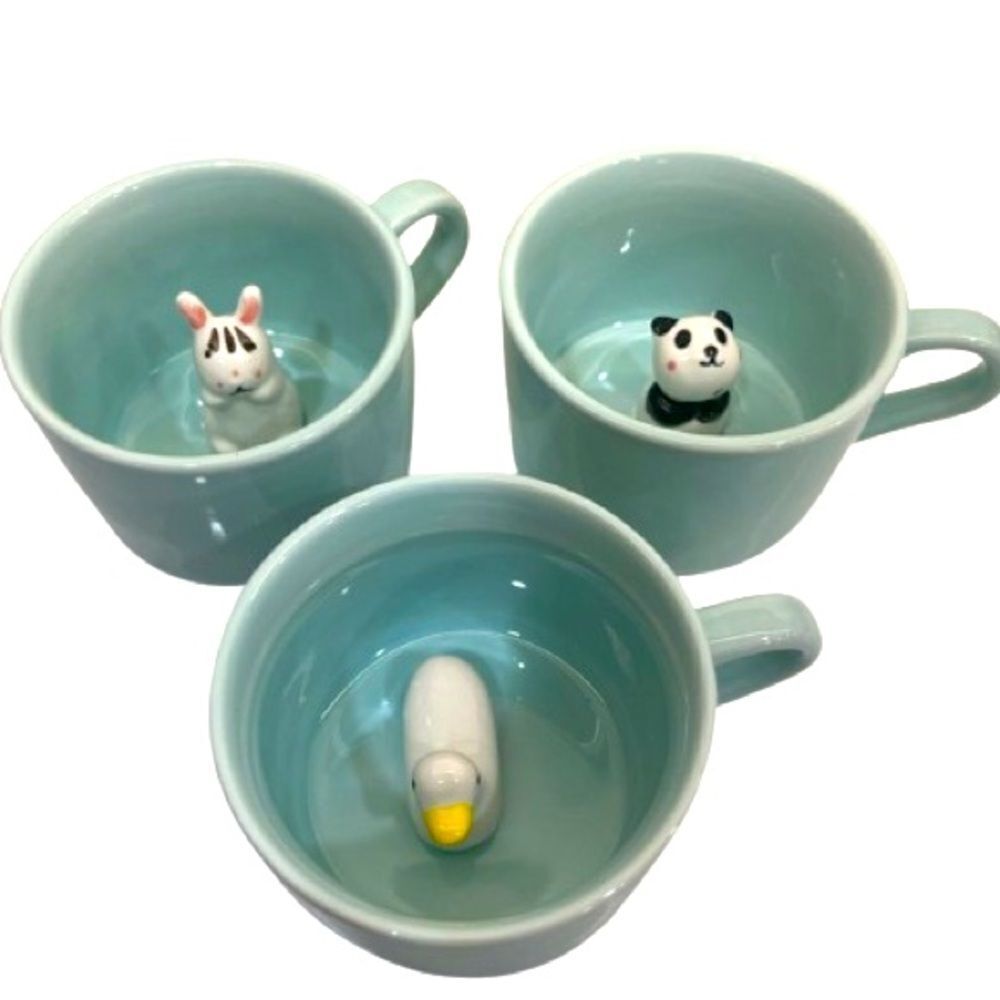 Tea Set with Ceramic Adorable Animals